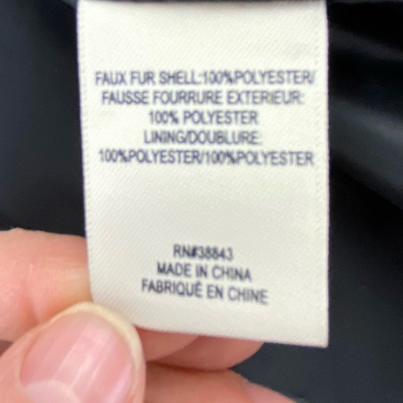 Maralyn & Me soft beautiful leopard print faux fur peacoat women's sz medium - Picture 5 of 12